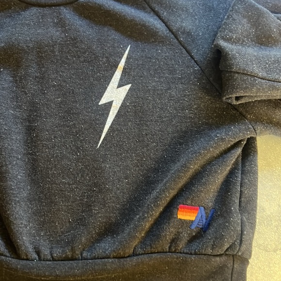 Aviator Nation size S crop sweat shirt. Lightening bolt
GUC - Picture 3 of 4
